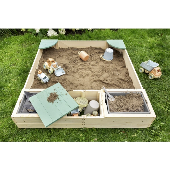 Sandkasten »Beach Rebel«, Ab 3 Jahren, Zypressenholz