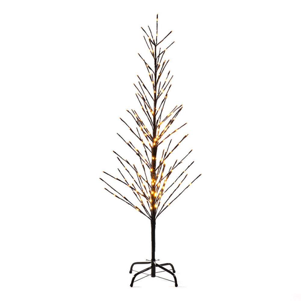 DEKORASJONSTRE KONSTSMIDE AMBER 240 LED 150CM SVART
