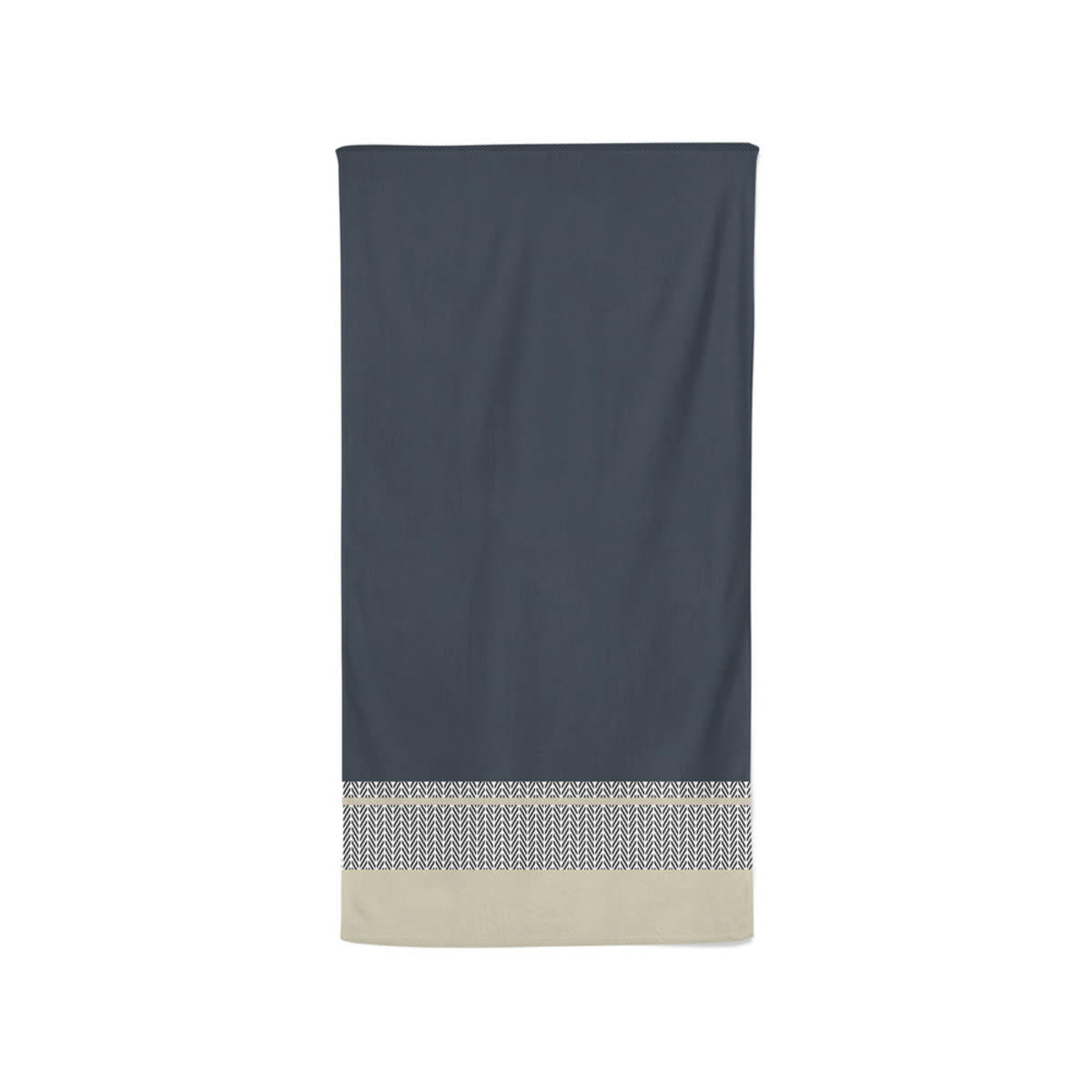 BEAUMANOIR - Serviette de bain coton Gris 50x100 cm