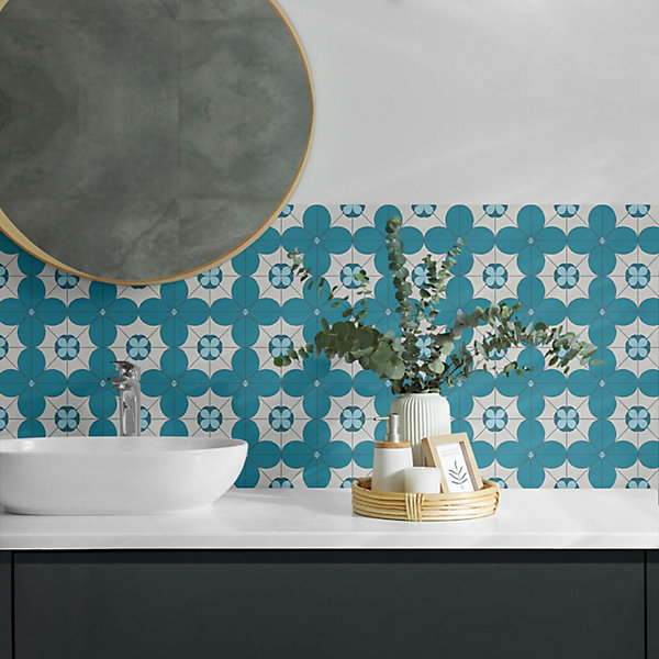 Panneau Mural Wallfluent 100x50 cm Motif Géométrique En Losange 1 pièce