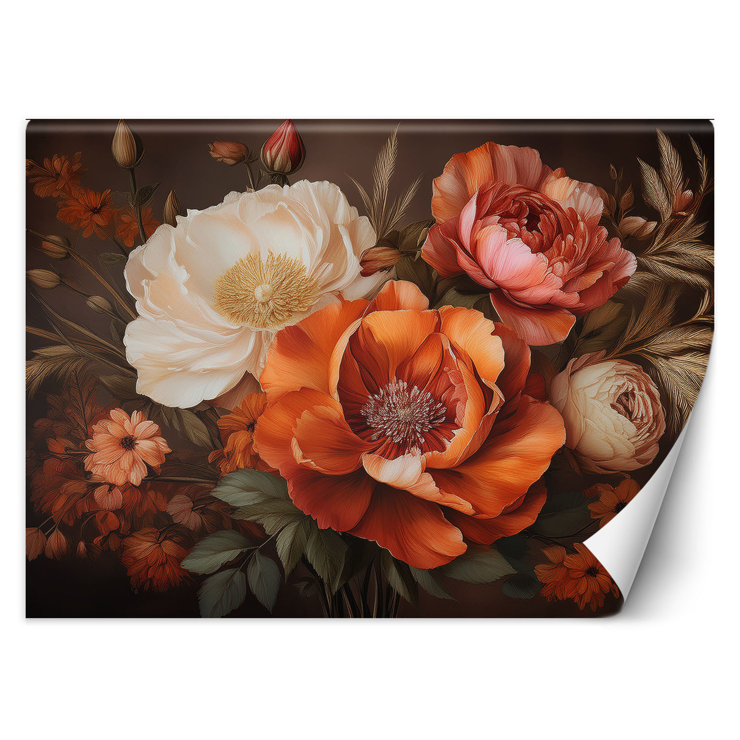 Feeby Fototapeta Natura Botanicals Kwiaty liściaste
