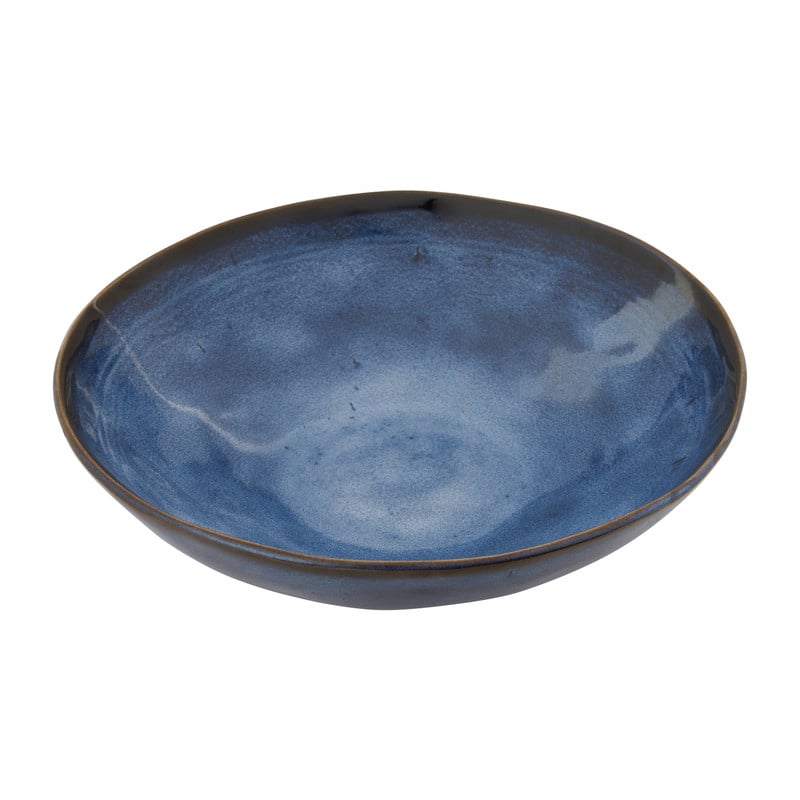 Schaal Toscane - donkerblauw - &Oslash;30 cm