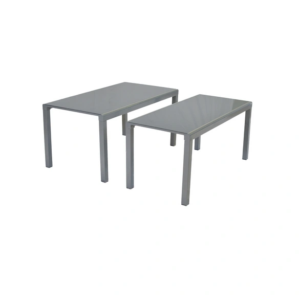 Gartenmöbelset »Amalfi«, 9-tlg., stapelbar/verlängerbar, Aluminium/Textil