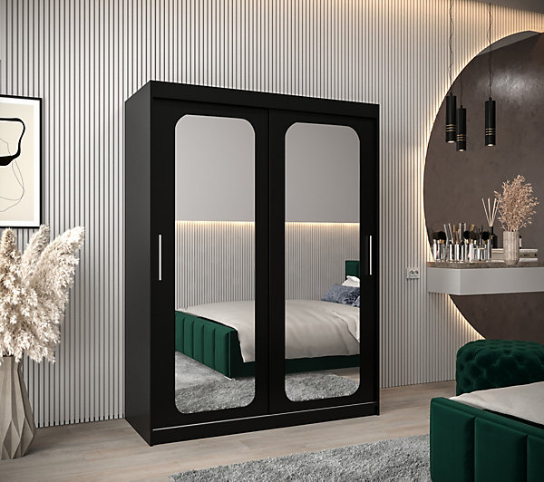 Armoire Promo T3 a portes coulissantes H. 200 x L. 150 x P. 62 2 portes