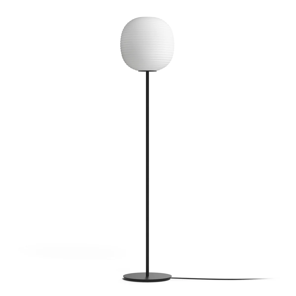 New Works - Lantern Stehleuchte, H 150 cm, Ø 30 cm, weiß / matt