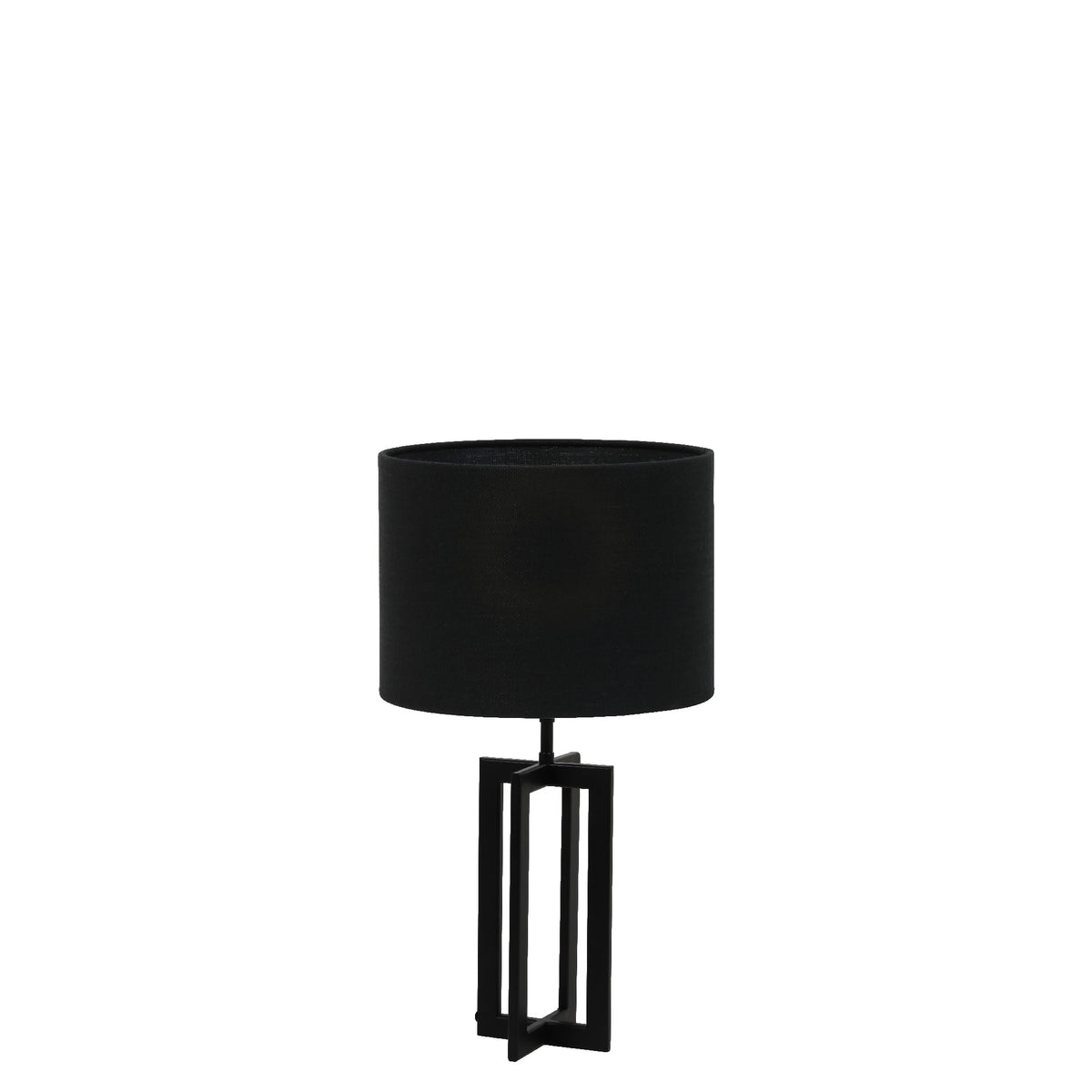 Light & Living tafellamp Mace/Livigno - zwart, zwart - 30x30x56cm
