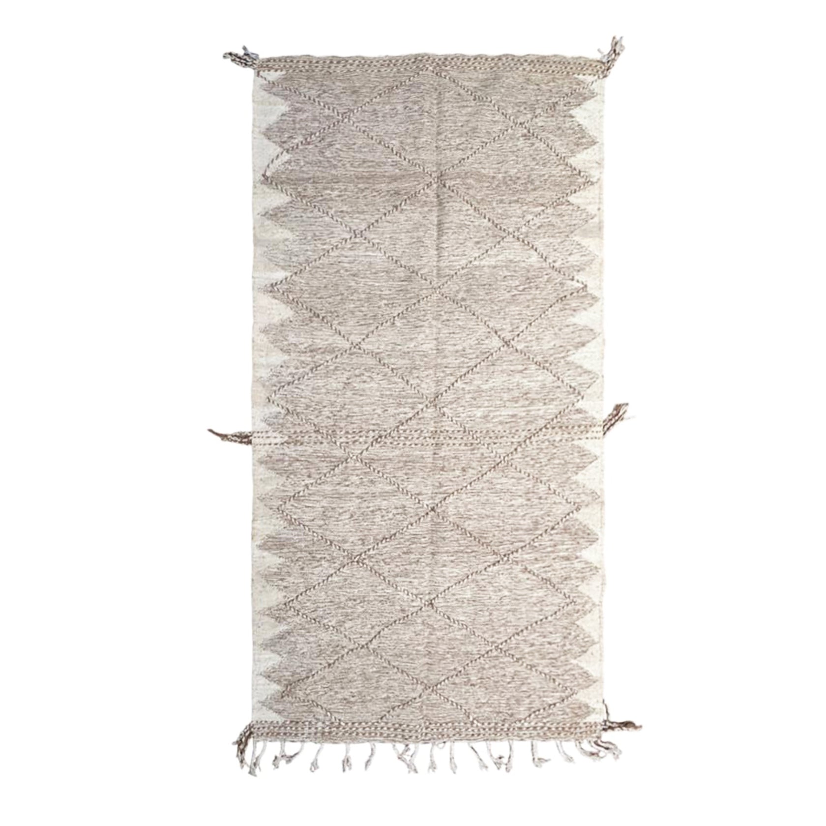 AFK Living vloerkleed Berber - handgemaakt - Wol - 120 cm x 170 cm