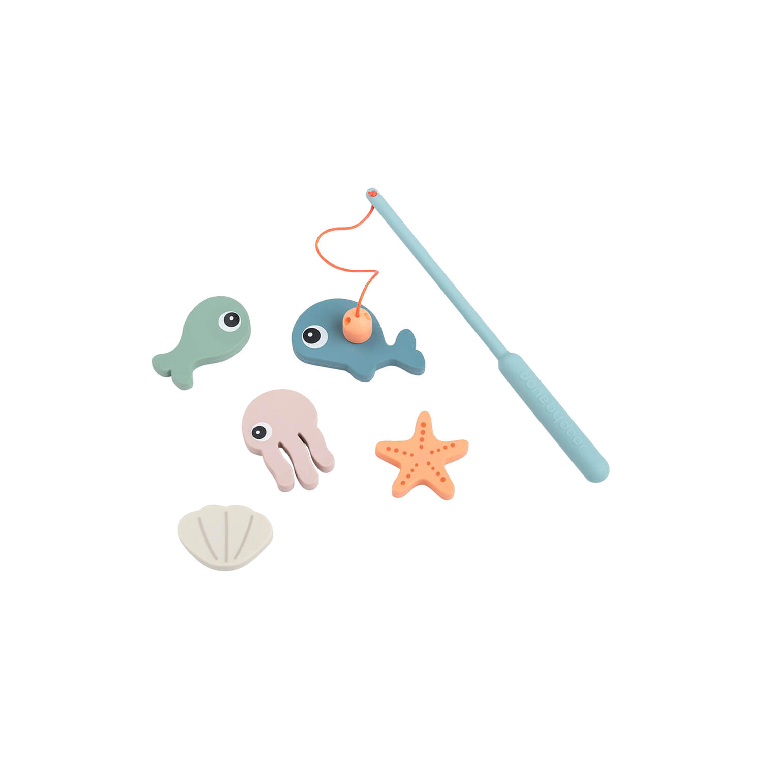 Sea Friends bade- og fiskelegetøj, colour mix