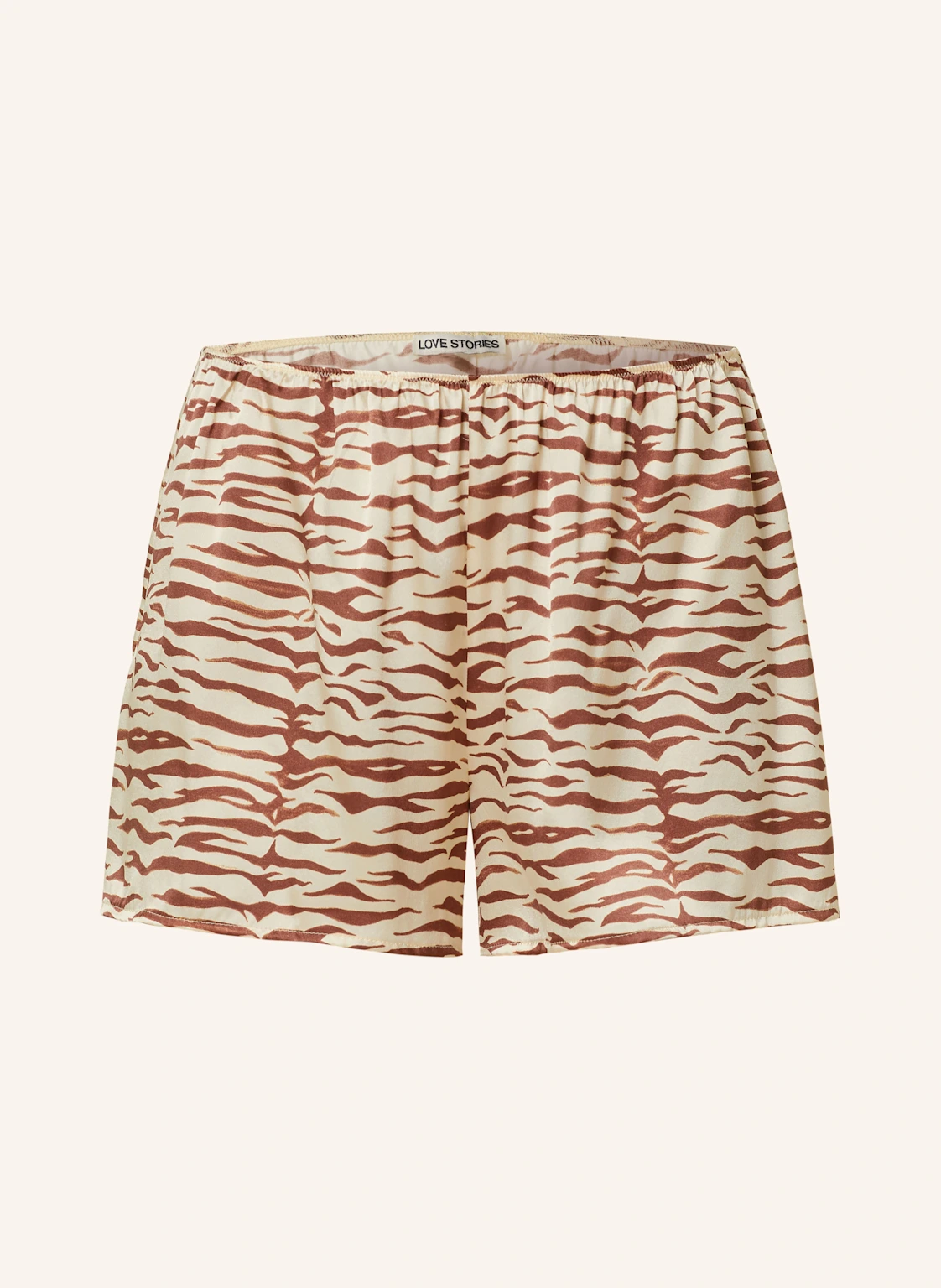 LOVE Stories Schlafshorts JOHNNY aus Satin