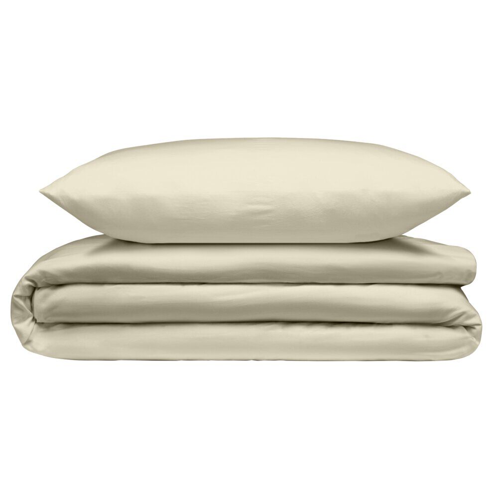 Parure de lit 1 personne 140x200cm microfibre unie 2 taies 63x63cm