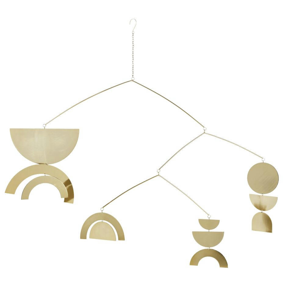 LAZA - Déco murale en métal doré 115x75