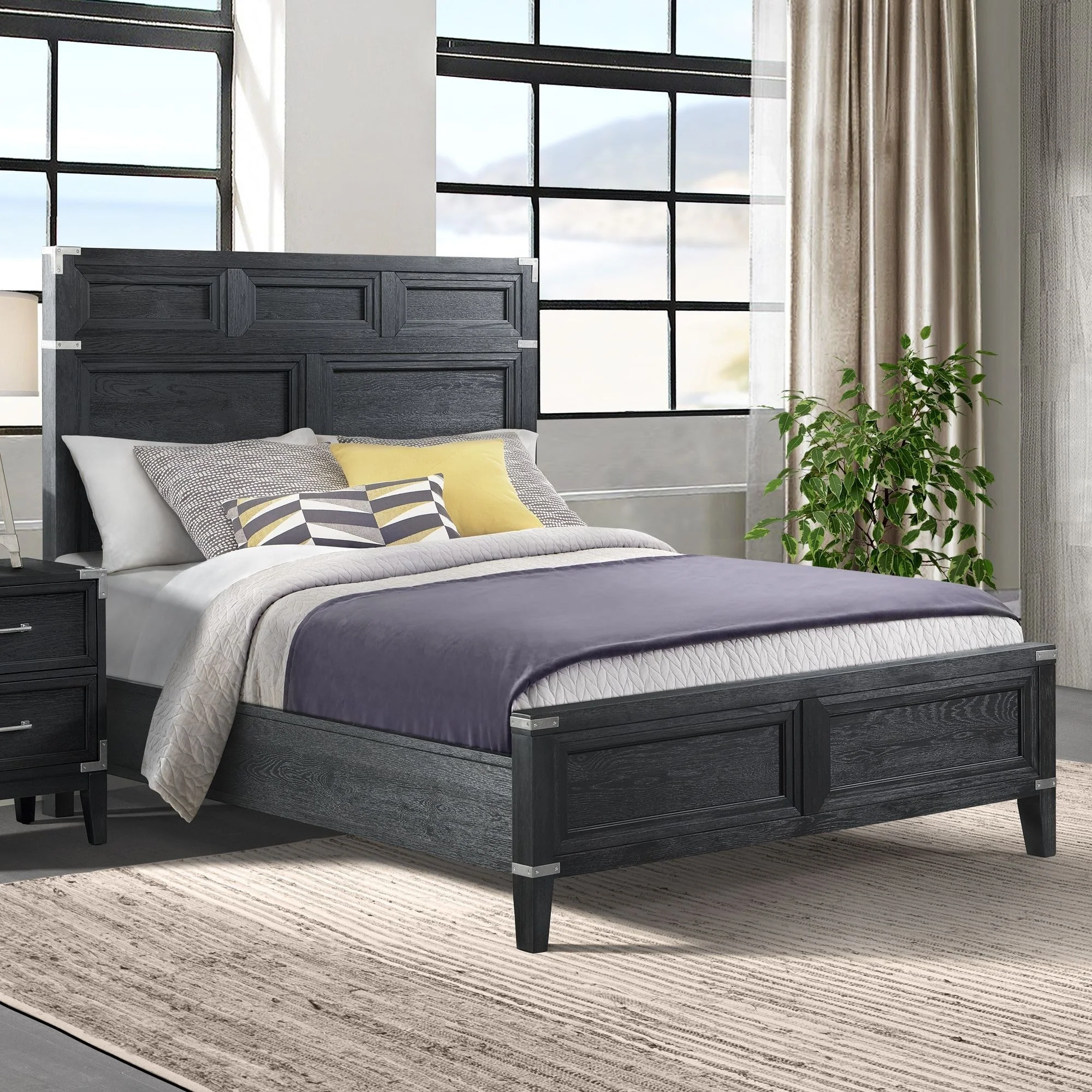 Laguna Complete Panel Bed, Weathered Steel