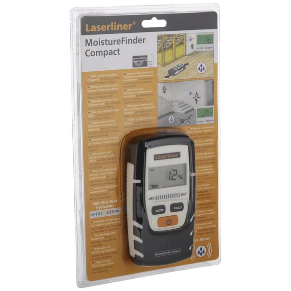 Materialfeuchtemessgerät »MoistureFinder Compact«, weiss/schwarz
