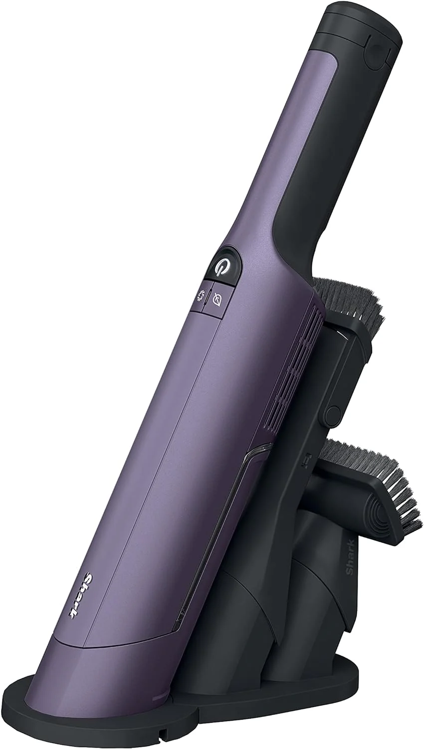 Cordless Hand Vacuum, Ultra-Lightweight and Portable with Powerful Suction and Tools for Pets, Designed for Car and Home, Purple (Renewed)