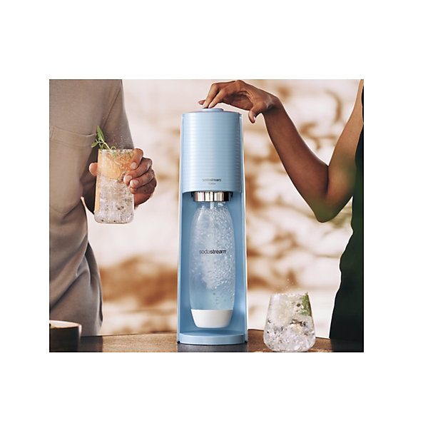 Machine à gazéifier l'eau   1l bouteille   1 cylindre - bleu pastel Sodastream 1012811333