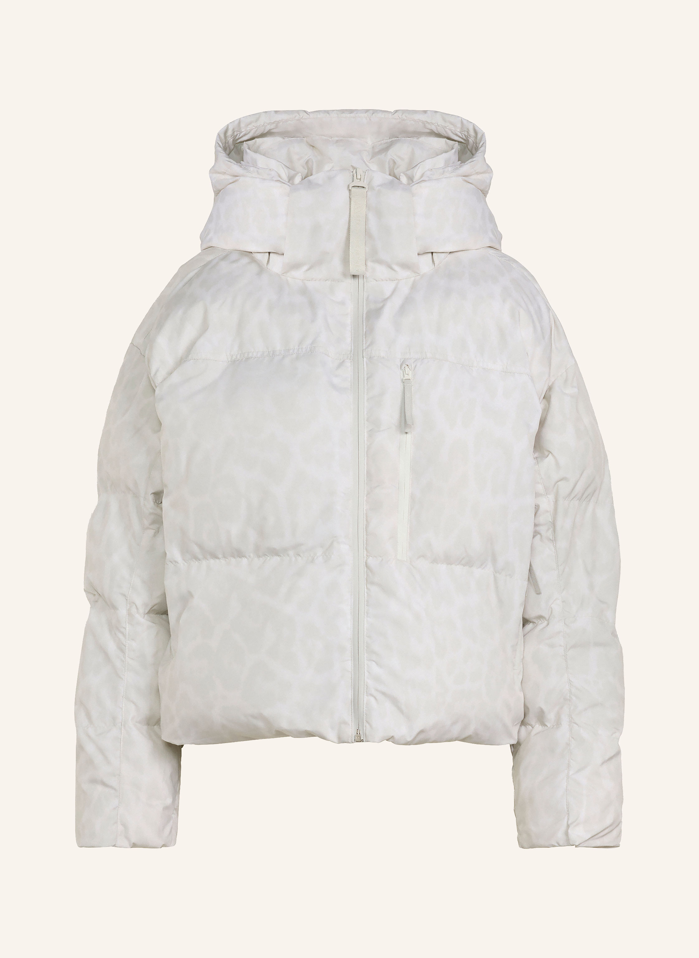 adidas by Stella McCartney Steppjacke ADIDAS BY STELLA MCCARTNEY SHORT PADDED PRINTED mit abnehmbarer Kapuze