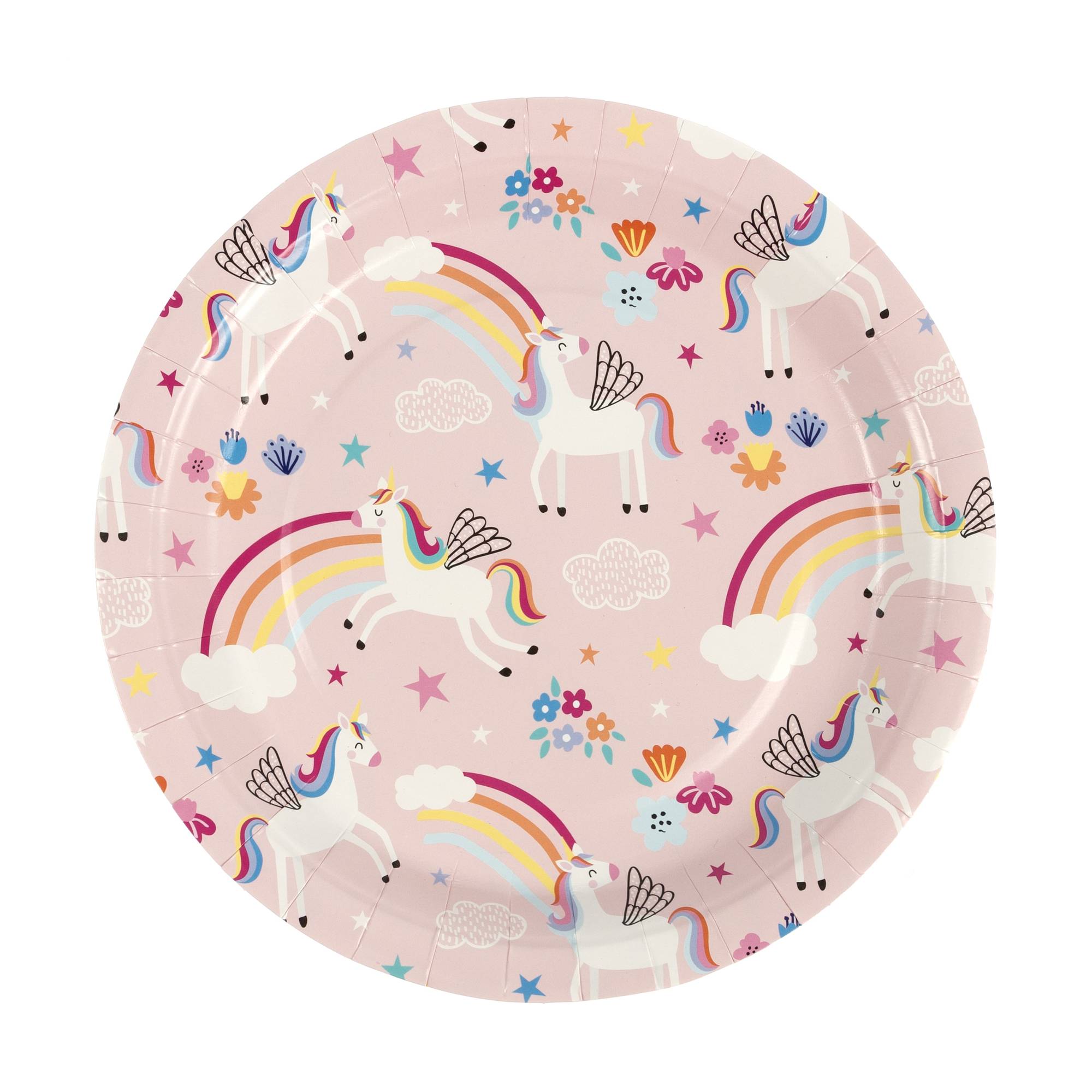 Unicorn Party Paper Plates 8 Pack