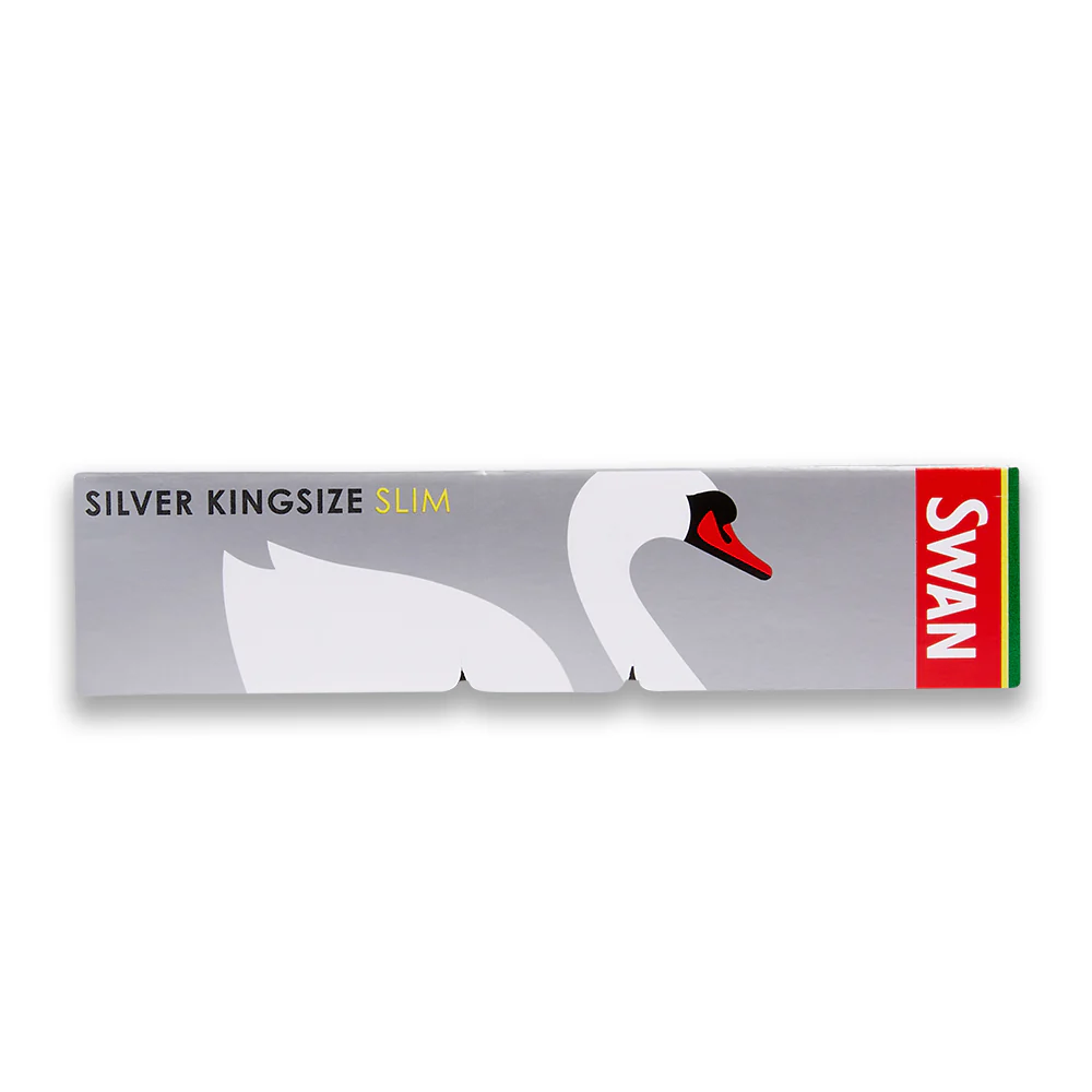 Swan King Size Silver Slim Ultra Fine Weight Rolling Papers