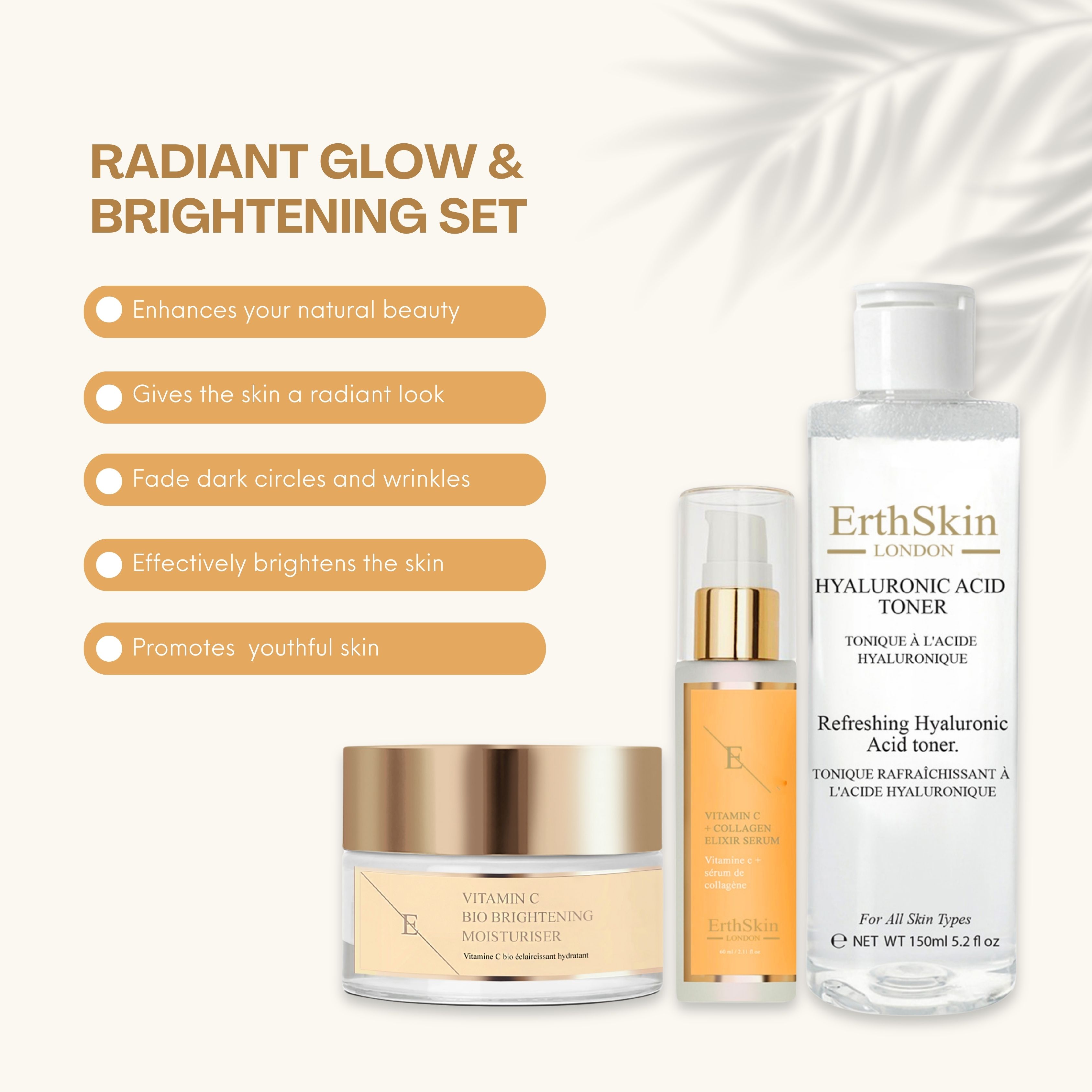 Erth Skin London ErthSkin Deep Hydration & Brightening Power Kit