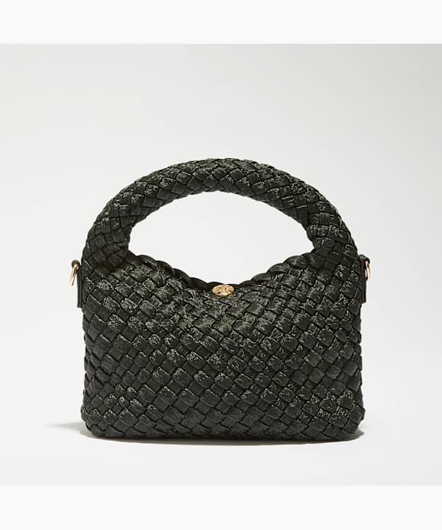 Dinkydeliberate Black - Mini Woven Grab Bag