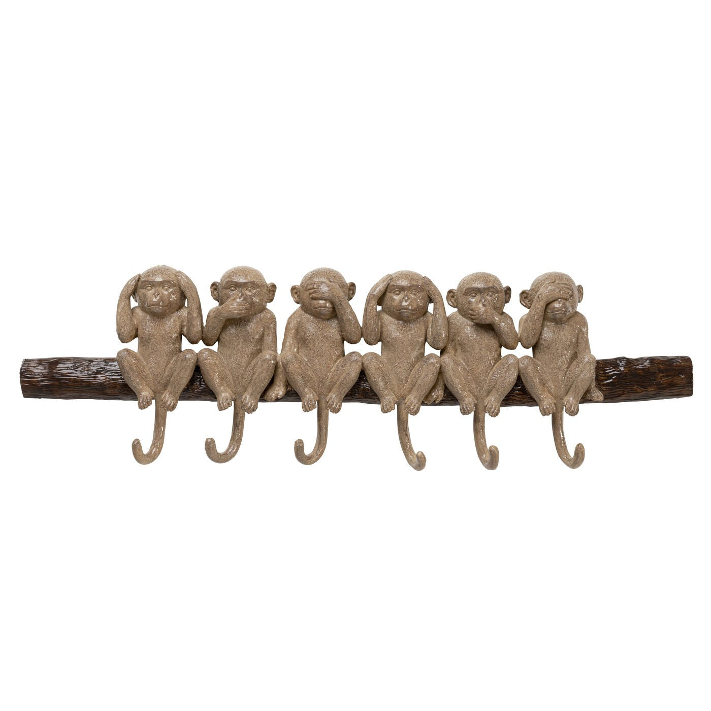 Kare Design Wand Kapstok wijze apen 59cm Kere Design