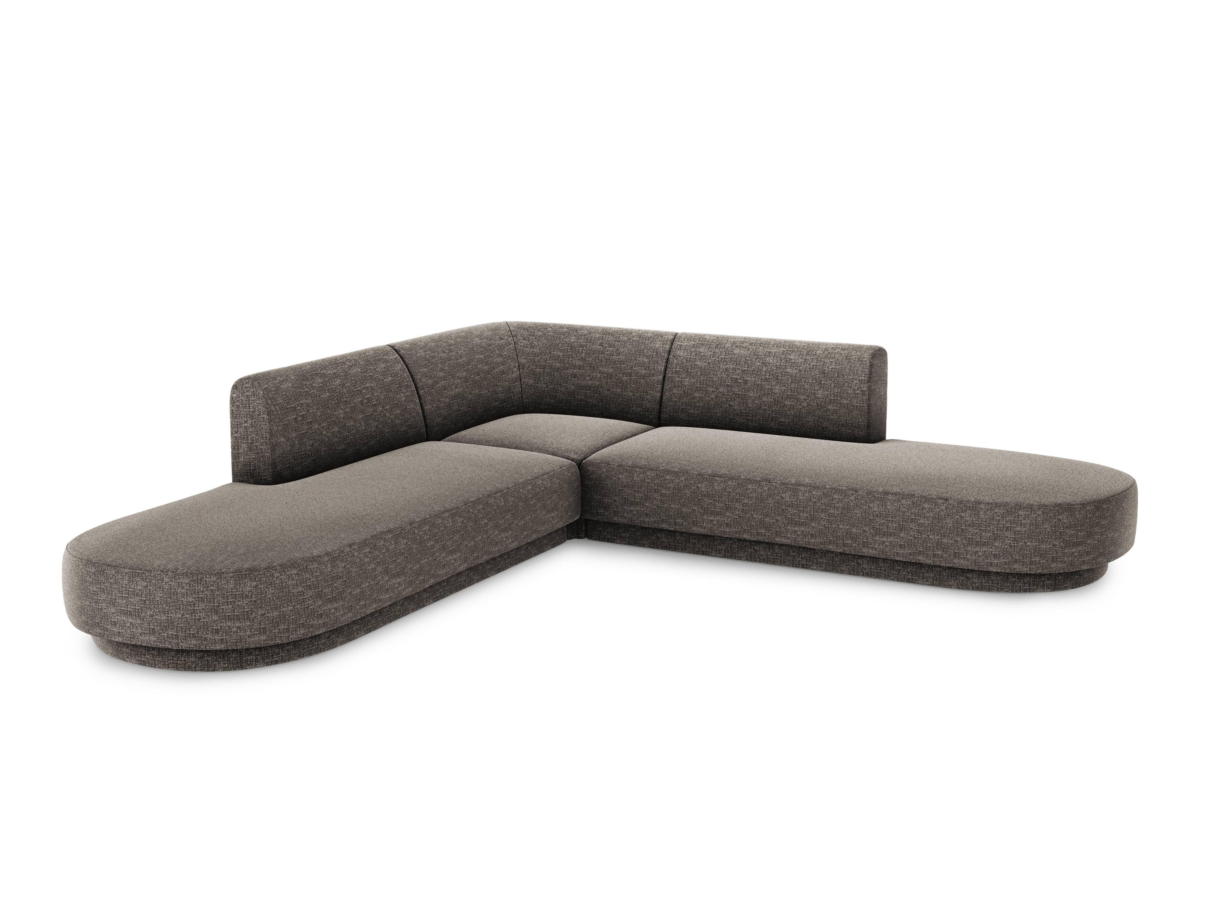 Hoekbank Miley open chenille