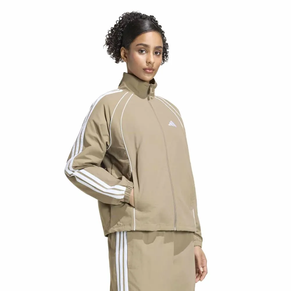 adidas Iconic Woven 3 Stripes tracksuit jacket