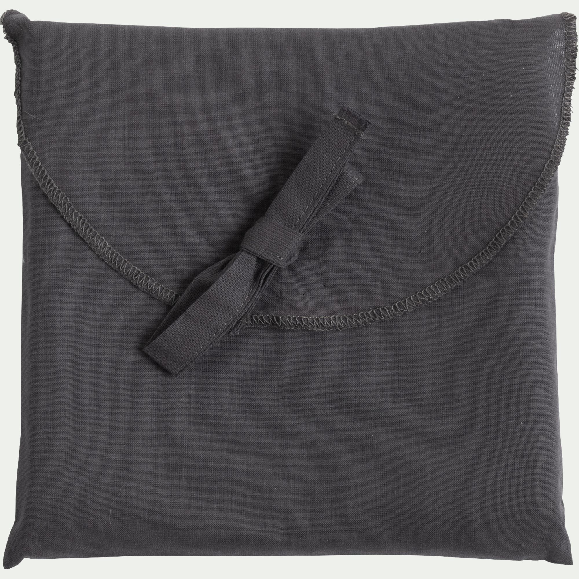 CALANQUES - Taie de traversin en coton - gris ardoise 43x190cm