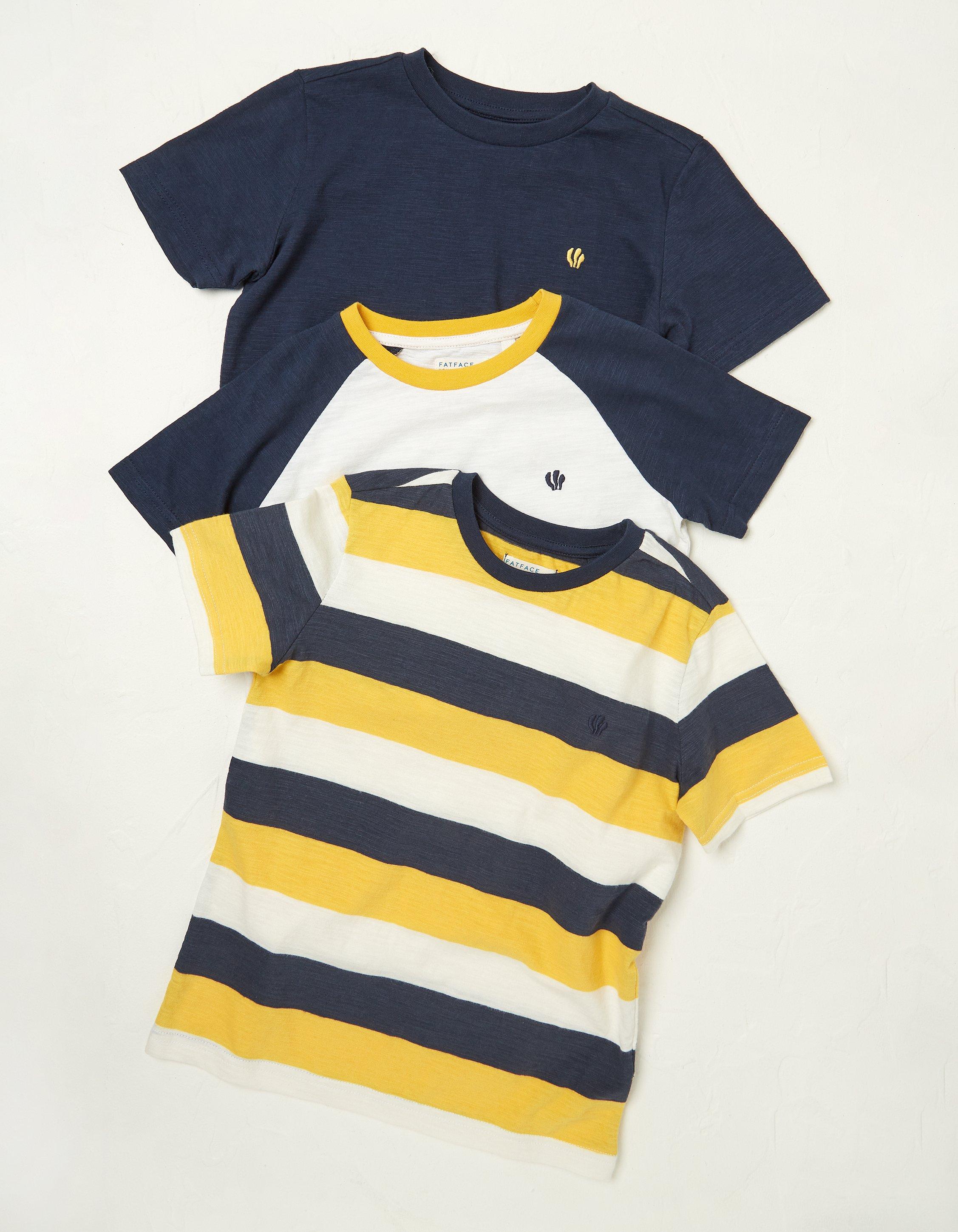 Three Pack Short Sleeve T Shirts