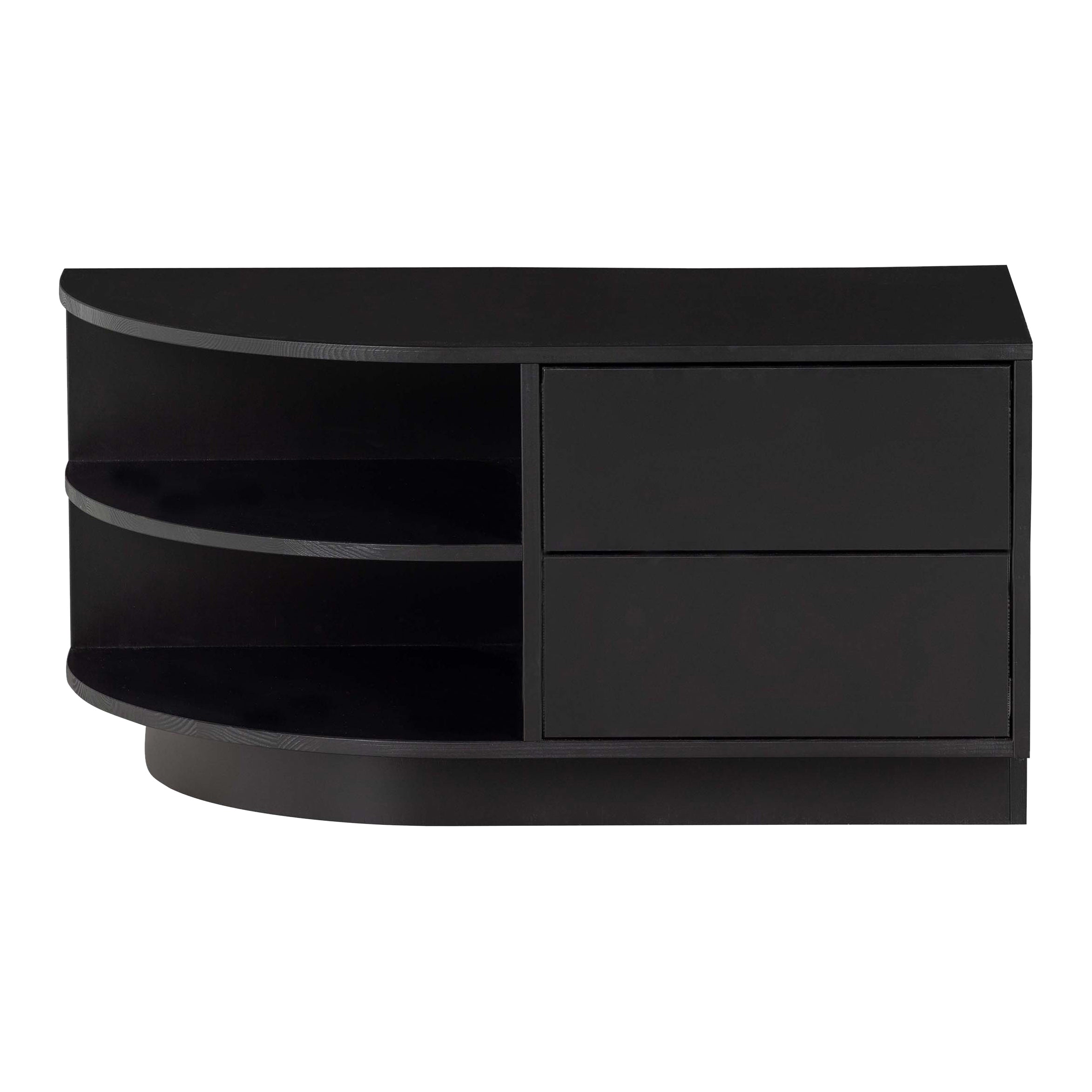 WOOOD Finca Tv-meubel Rond Links - Grenenhout