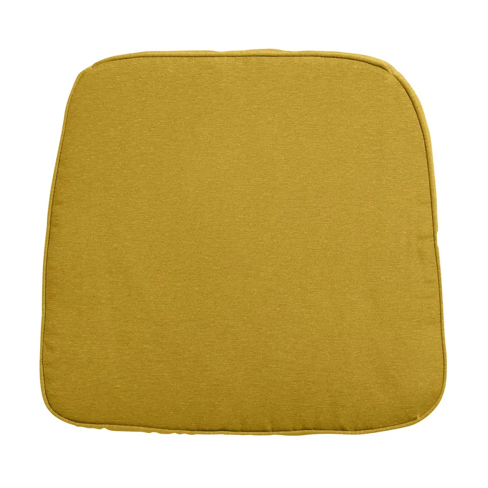 Madison - Zitkussen Wicker Panama mustard - Ca. 48x48 cm - Set van 4