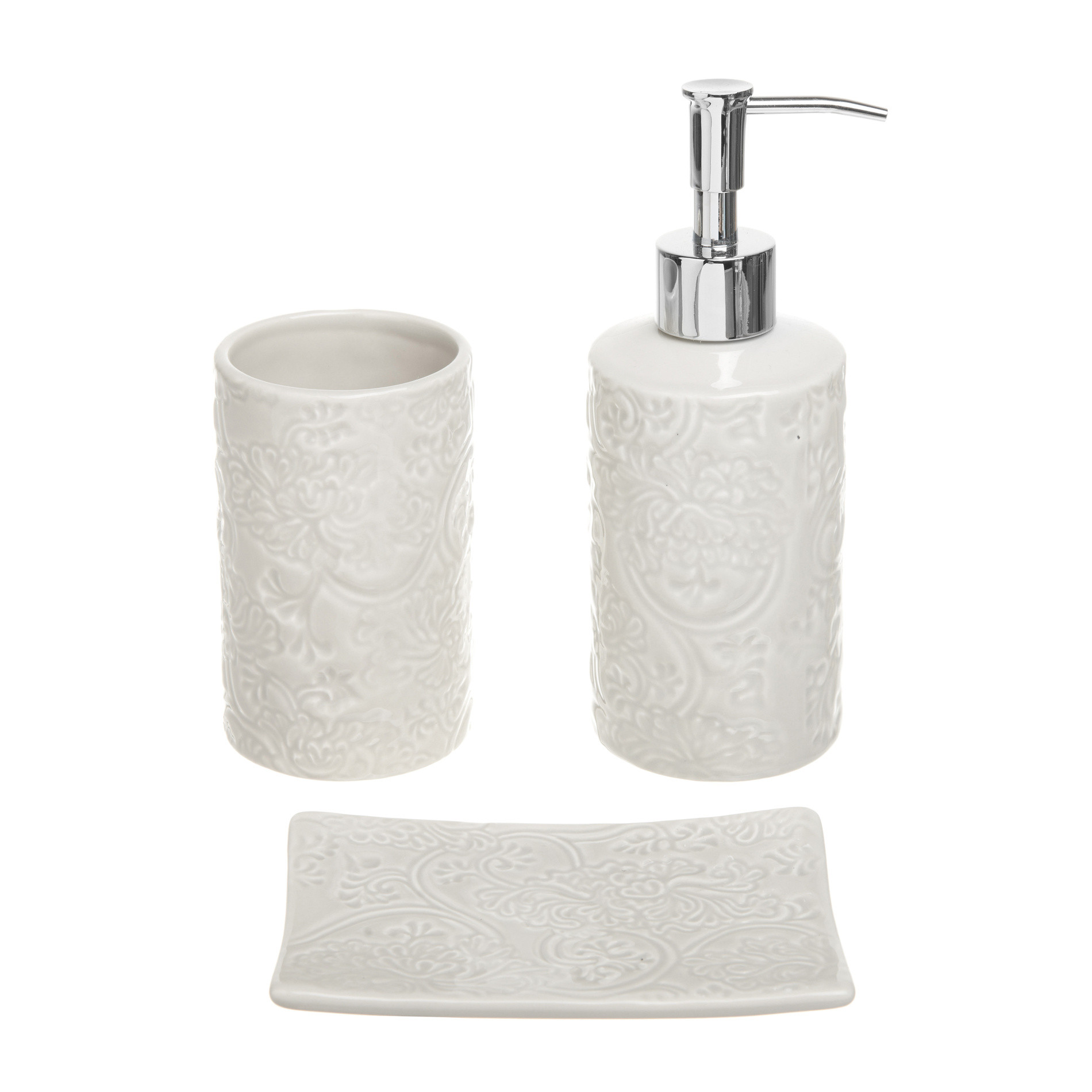 Portasapone ceramica Rose