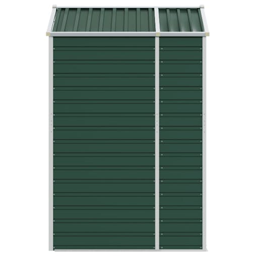 NNEVL Garden Shed Green 191x130x198 cm Galvanised Steel