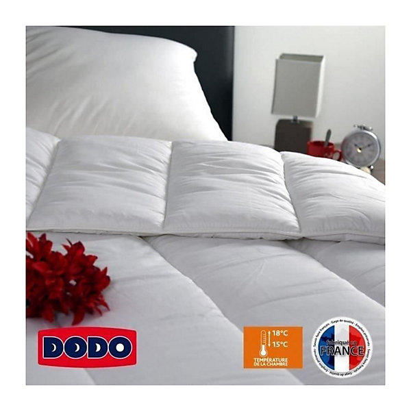 Couette chaude Vancouver - 220 x 240 cm - 400gr/m² - Blanc - DODO