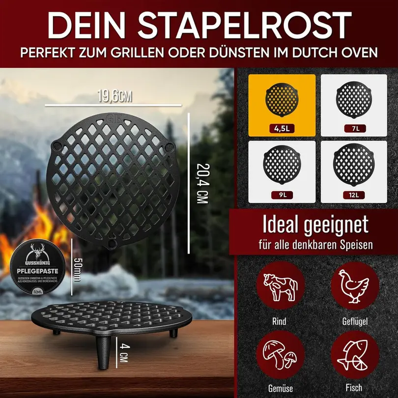 Grillrost Gusskoenig