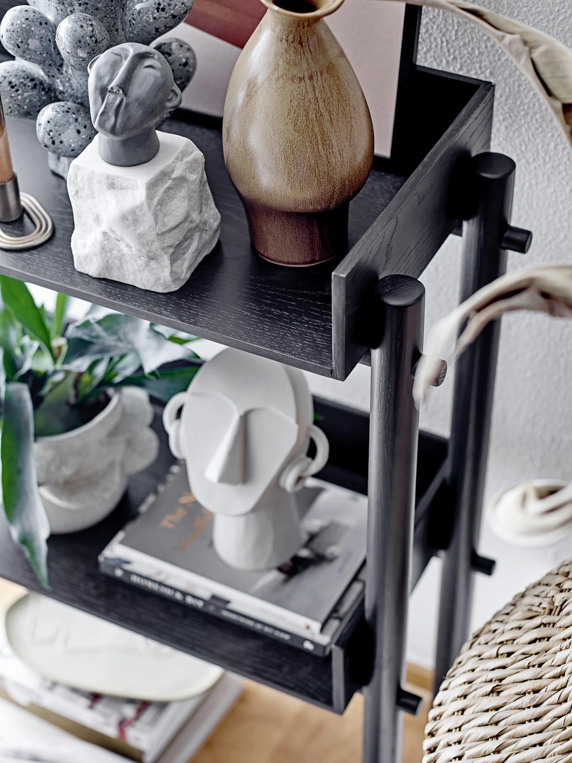 LUELLE - Objet décoratif en polyrésine blanc H24.50