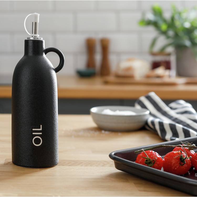 Habitat Industrial Stoneware Oil Pourer