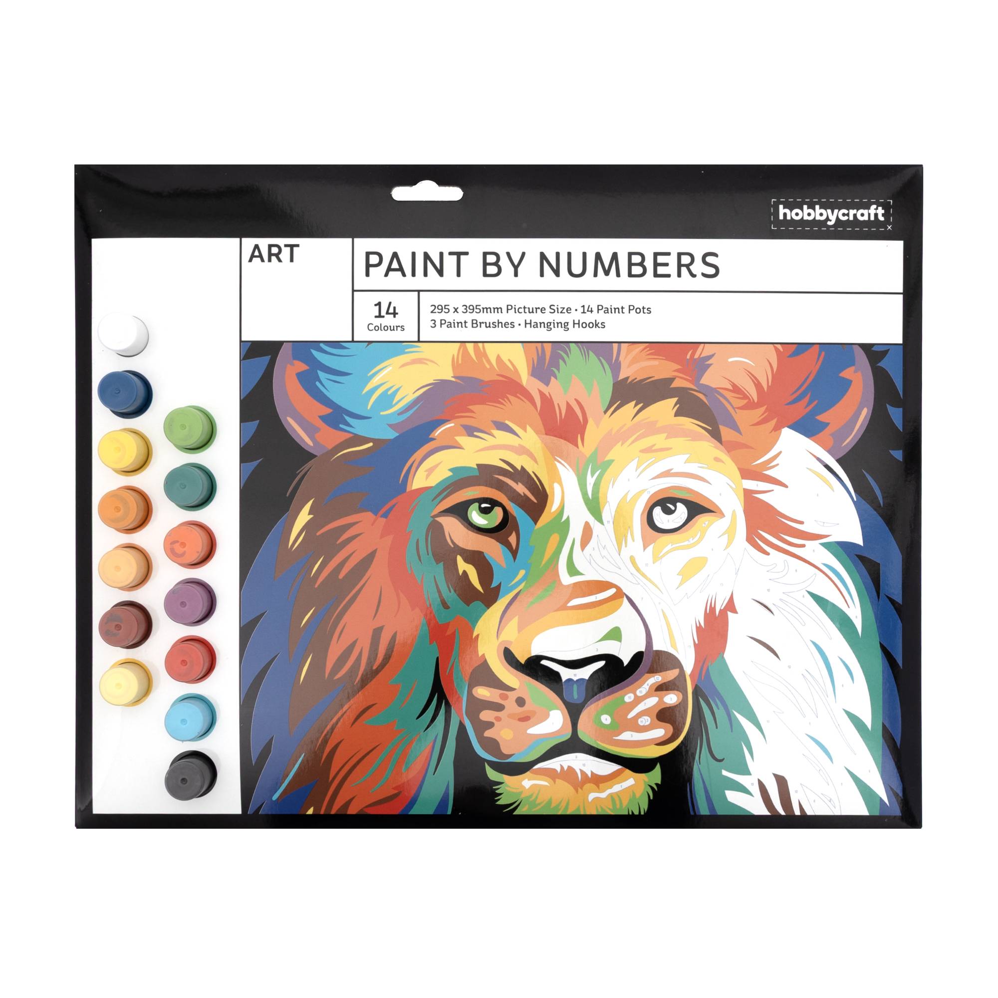 Lion Paint by Numbers