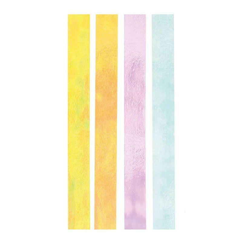 PASTEL - Set de 4 masking tapes irisés pastel