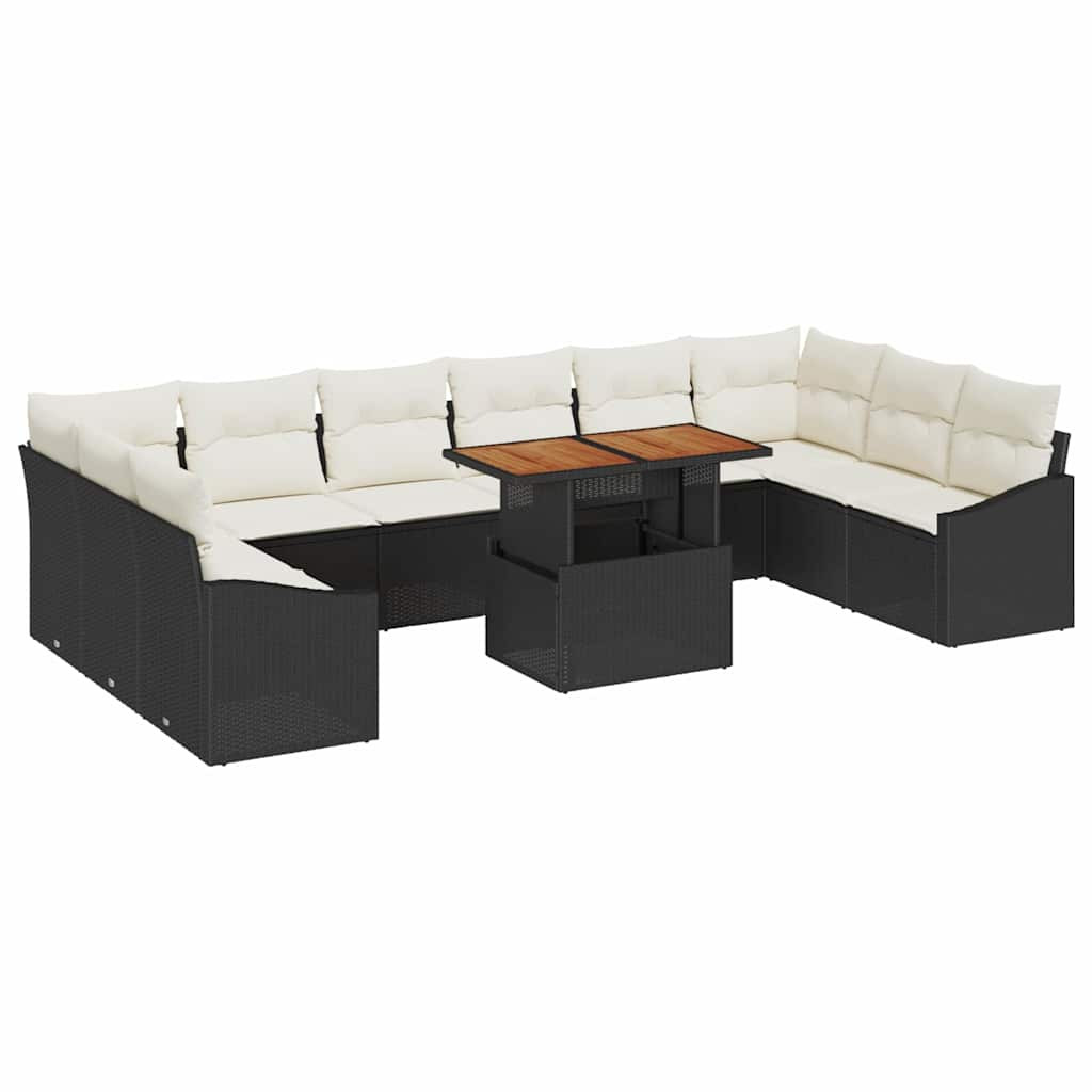 Zestaw Mebli Ogrodowych Wypoczynkowy Sofy Stolik Rattan Na Patio Na Taras