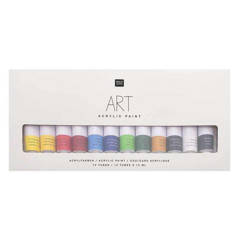 BASIQUE - Set peinture acrylique basique 12x12ml