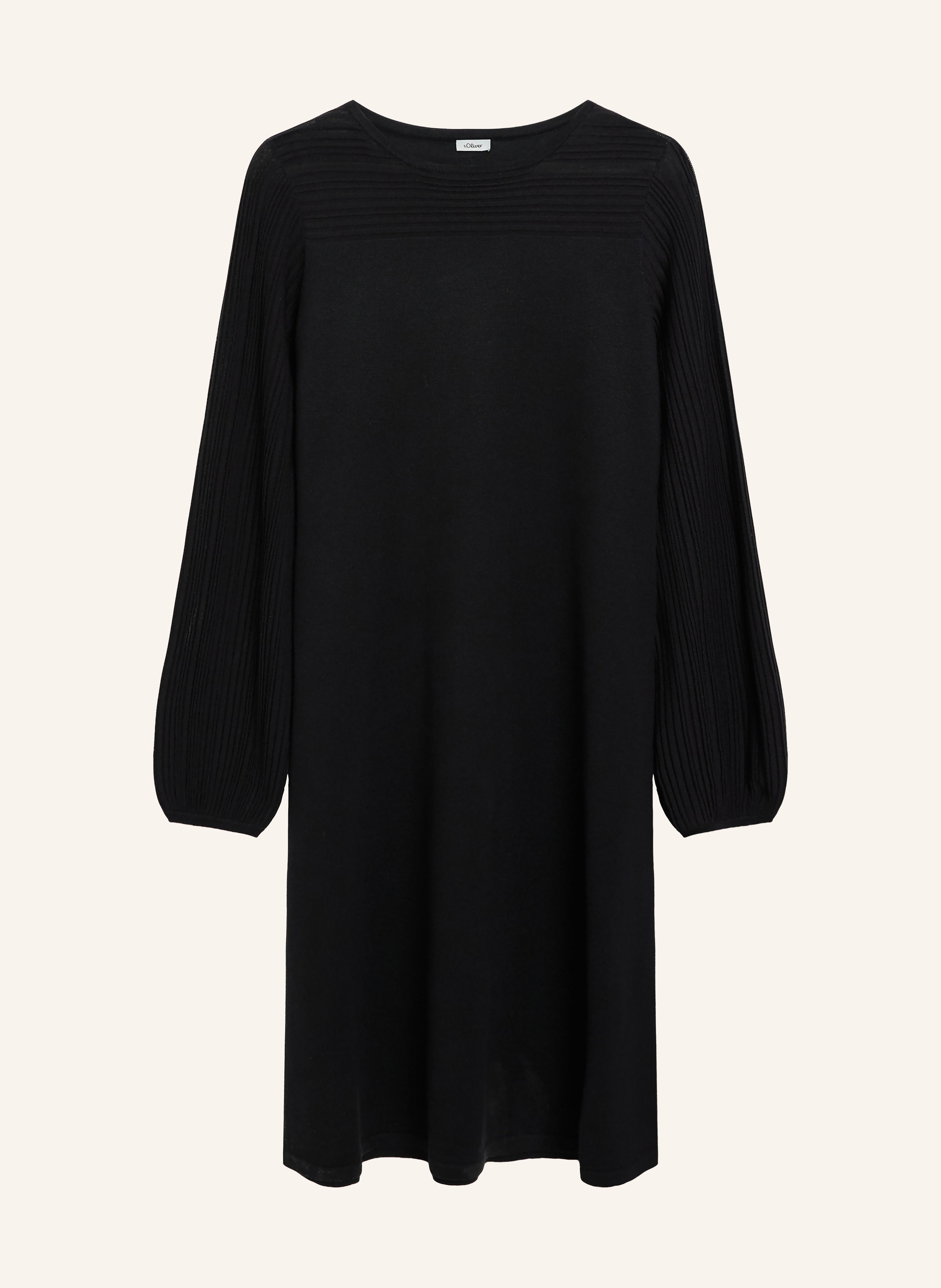 s.Oliver BLACK LABEL Strickkleid im Materialmix