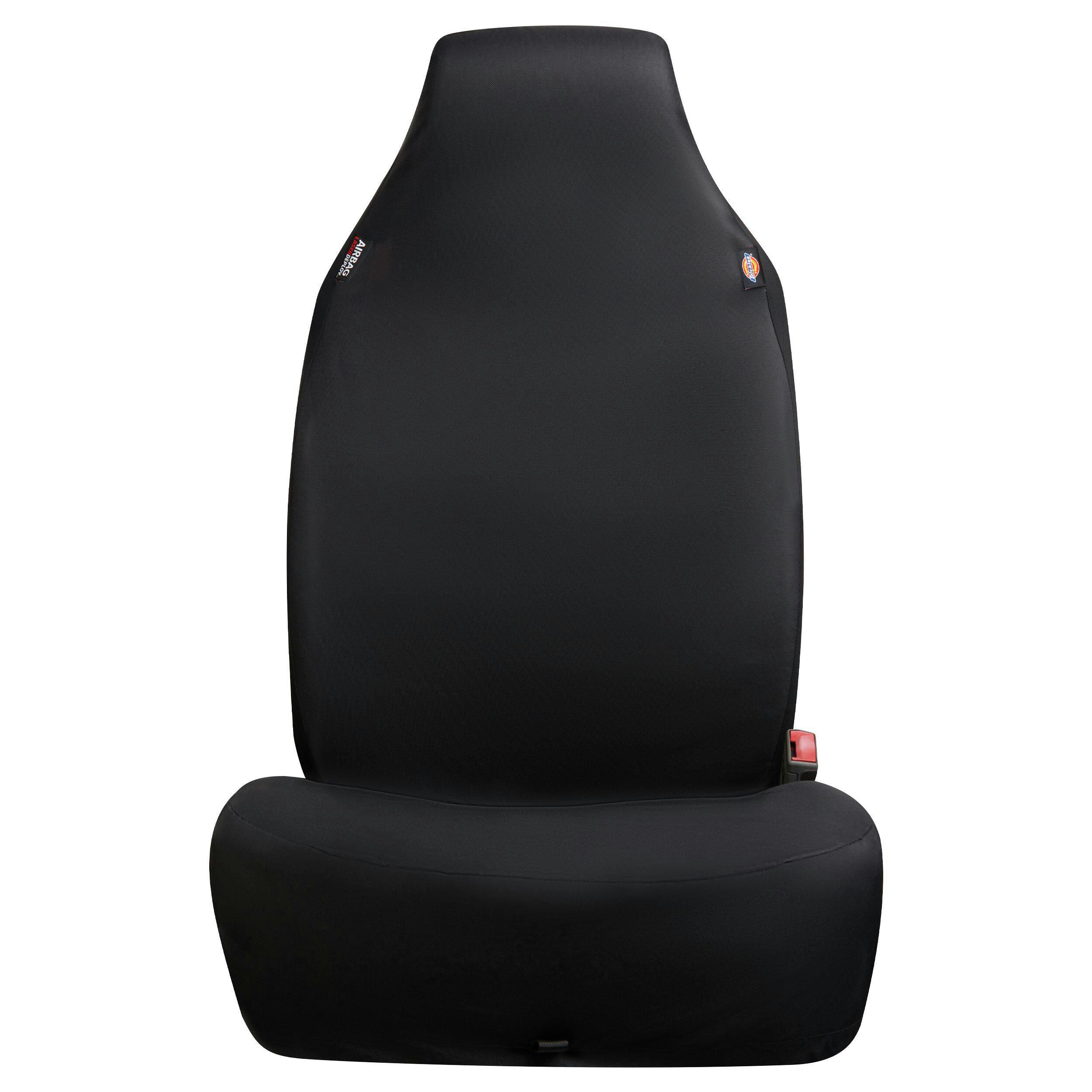 Dickies Trader High Back Heavy Duty Water Resistant Seat Cover, Black