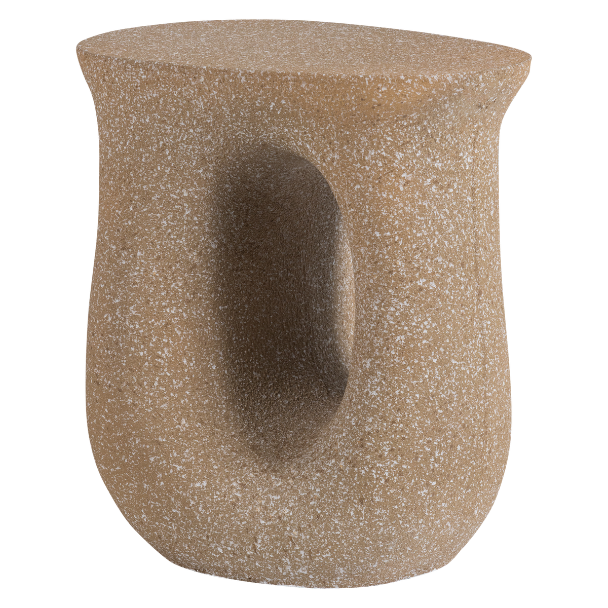 WOOOD bijzettafel met spikkels Mason - Magnesium - Groen - 45x42x33
