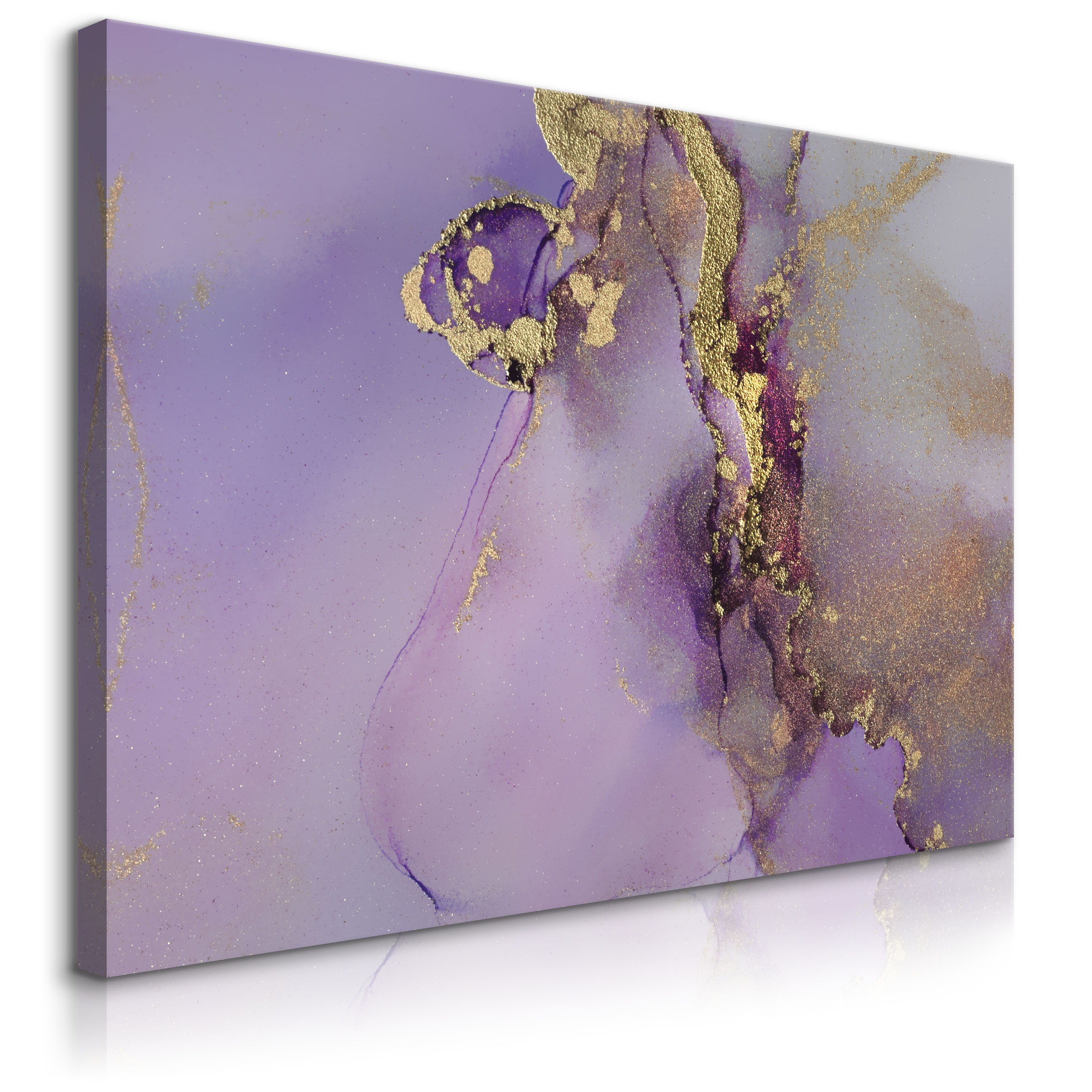 Obraz Fioletowy Marmur W Stylu Glamour 30x20cm