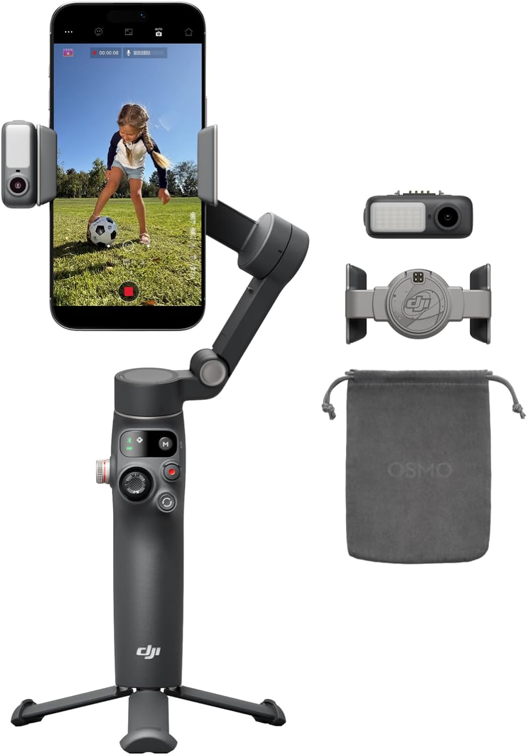 DJI Osmo Mobile 8 Advanced Tracking Combo Gimbal Stabilizer for Phone