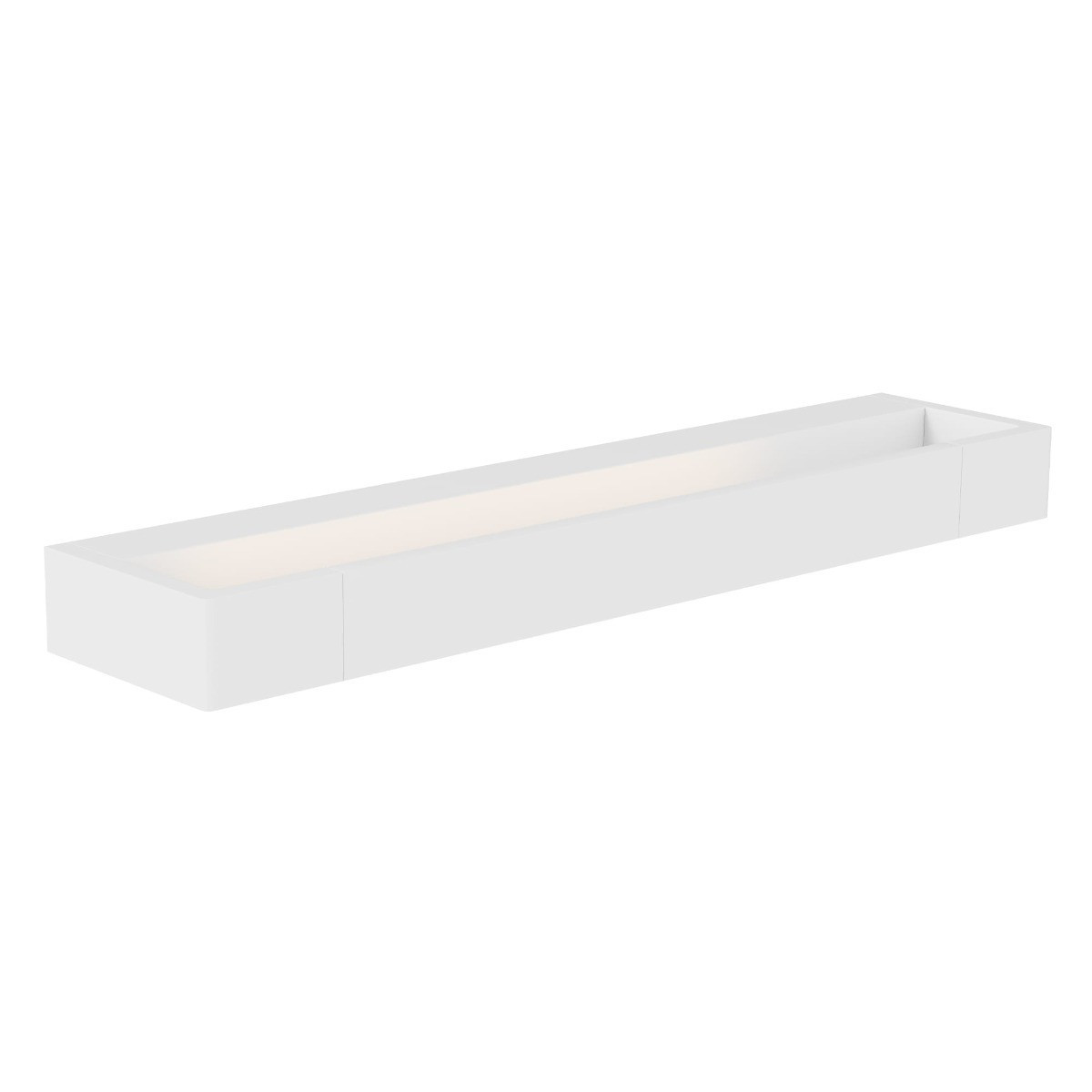 Kinkiet FLINKbiały LED 1x12W 960lm wym:4x45x10cm IP44 Maxlight