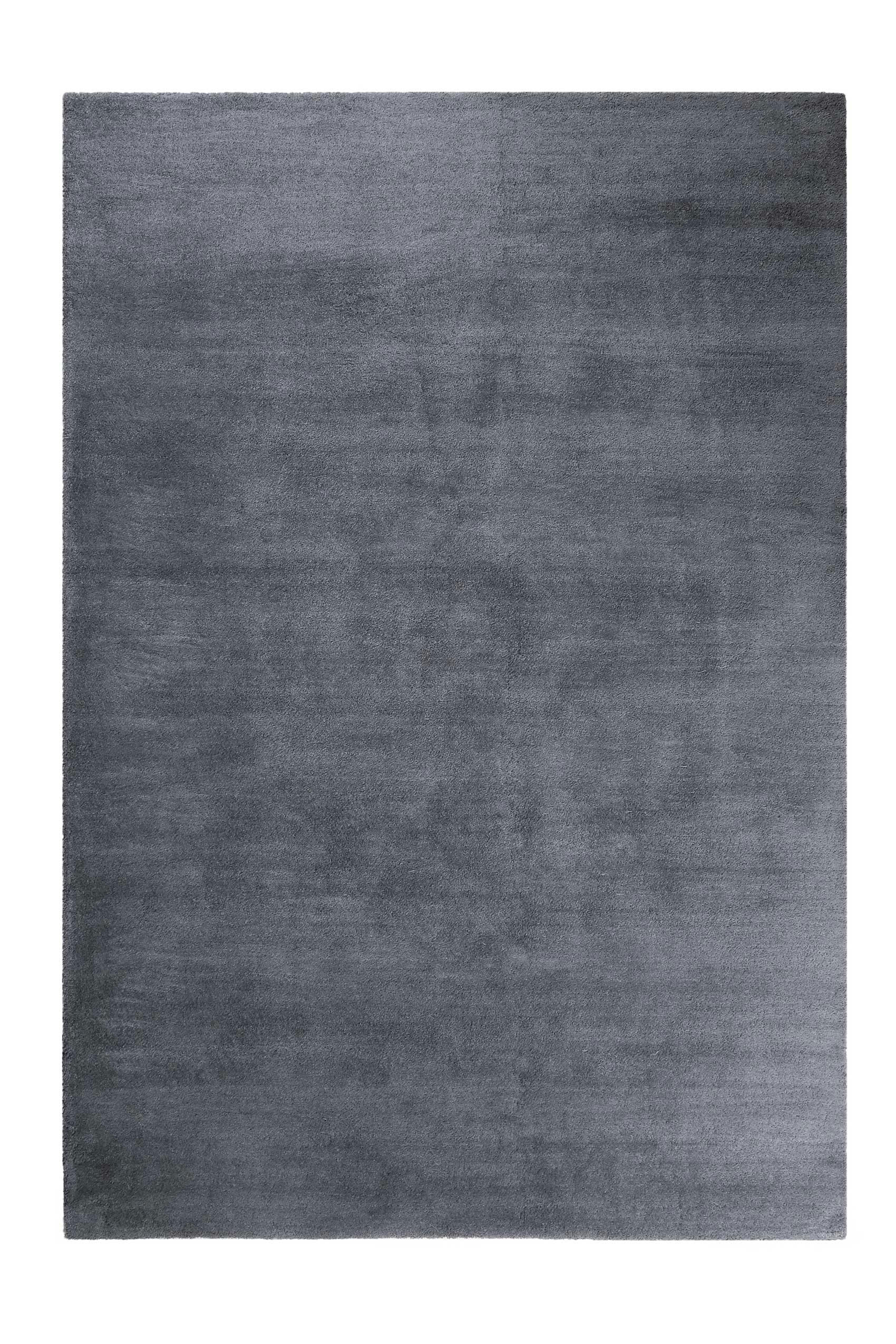 LOFT - Tapis tufté poils longs gris foncé doux pour salon, chambre230x160