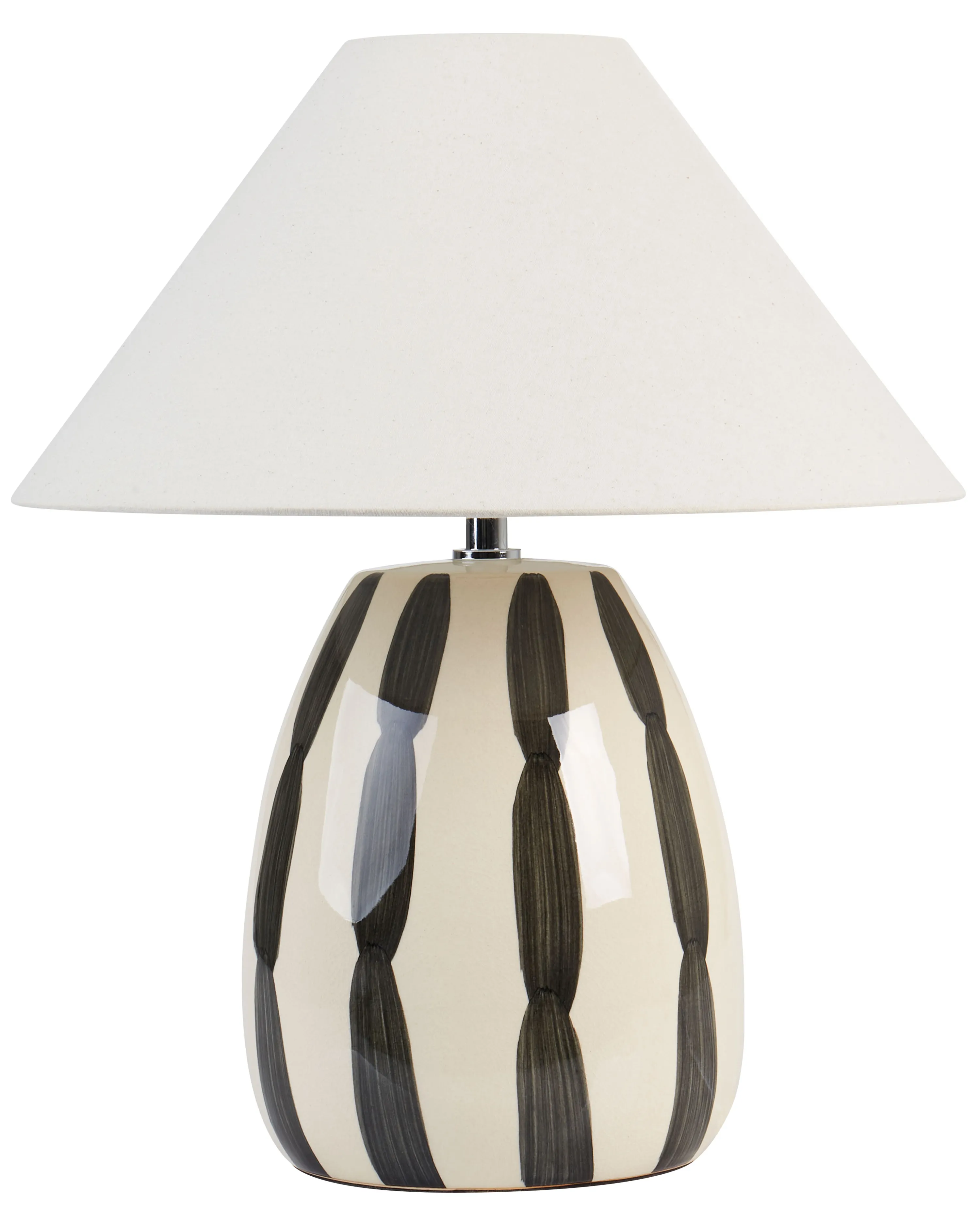 Table Lamp LUCHETTI Ceramic Black/ White