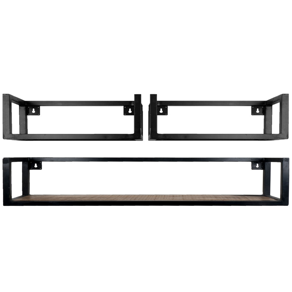 Home67 - Wandplank Vintage - Set van 3 Groot